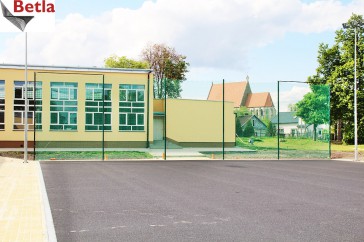 Siatki Lubartów - Siatka na ogrodzenie szkolnego boiska, polipropylenowa dla terenów Lubartowa
